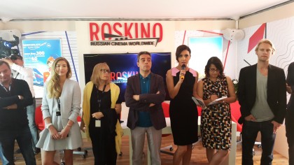 Roskino Russian pavilion opening Festival de Cannes